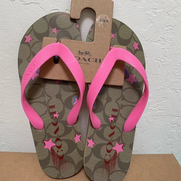 COACH SLIPPERS SIZE 5-6 - Picture 7 of 8